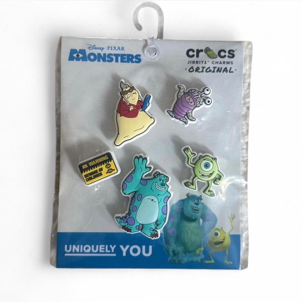 CROCS Jibbitz Disney Pixar Monsters Inc. Charms Set (NWT)